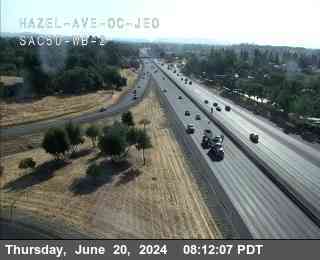 Traffic Camera Image from US-50 at Hwy 50 at Hazel OC JEO WB 2