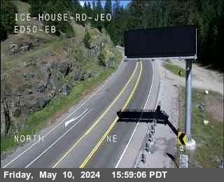 Timelapse image near Hwy 50 at Ice House, Pollock Pines 0 minutes ago