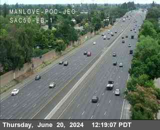 Traffic Camera Image from US-50 at Hwy 50 at Manlove POC 1
