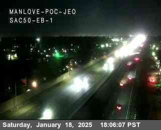 Traffic Camera Image from US-50 at Hwy 50 at Manlove POC 1