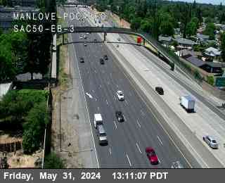 Traffic Camera Image from US-50 at Hwy 50 at Manlove POC 3