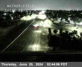 Traffic Camera Image from US-50 at Hwy 50 at Mather Field EB 1