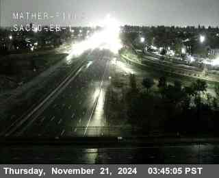 Traffic Camera Image from US-50 at Hwy 50 at Mather Field EB 1