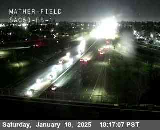 Traffic Camera Image from US-50 at Hwy 50 at Mather Field EB 1