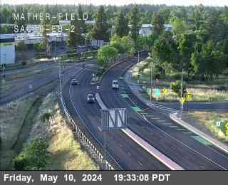 Traffic Camera Image from US-50 at Hwy 50 at Mather Field EB 2