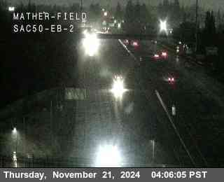 Traffic Camera Image from US-50 at Hwy 50 at Mather Field EB 2