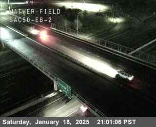 Traffic Camera Image from US-50 at Hwy 50 at Mather Field EB 2