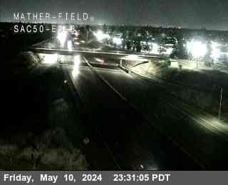 Traffic Camera Image from US-50 at Hwy 50 at Mather Field EB 3