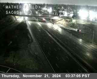 Traffic Camera Image from US-50 at Hwy 50 at Mather Field EB 3