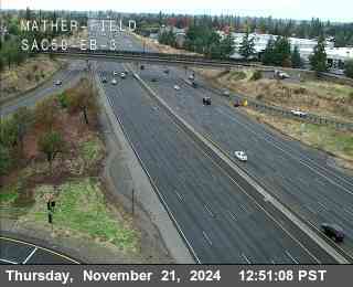 Traffic Camera Image from US-50 at Hwy 50 at Mather Field EB 3