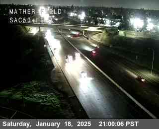 Traffic Camera Image from US-50 at Hwy 50 at Mather Field EB 3