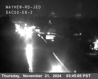 Traffic Camera Image from US-50 at Hwy 50 at Mayhew Rd 2