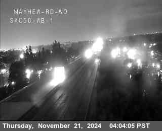 Traffic Camera Image from US-50 at Hwy 50 at Mayhew Rd WO 1