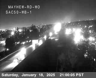 Traffic Camera Image from US-50 at Hwy 50 at Mayhew Rd WO 1