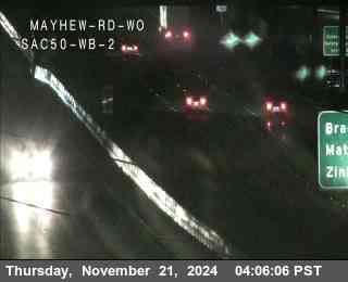 Traffic Camera Image from US-50 at Hwy 50 at Mayhew Rd WO 2