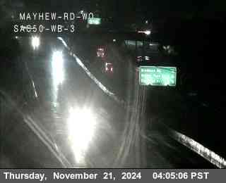 Traffic Camera Image from US-50 at Hwy 50 at Mayhew Rd WO 3