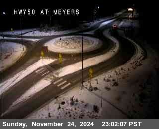 Traffic Camera Image from US-50 at Hwy 50 at Meyers