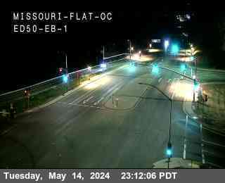 Traffic Camera Image from US-50 at Hwy 50 at Missouri Flat 1