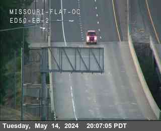 Traffic Camera Image from US-50 at Hwy 50 at Missouri Flat 2