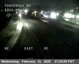 Traffic Camera Image from US-50 at Hwy 50 at Ponderosa 2