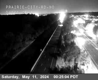 Traffic Camera Image from US-50 at Hwy 50 at Prairie City Rd WO WB 1
