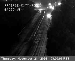 Traffic Camera Image from US-50 at Hwy 50 at Prairie City Rd WO WB 1