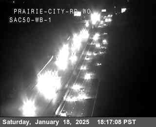 Traffic Camera Image from US-50 at Hwy 50 at Prairie City Rd WO WB 1