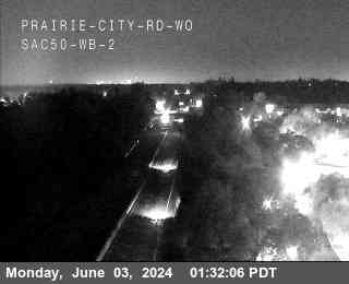 Traffic Camera Image from US-50 at Hwy 50 at Prairie City Rd WO WB 2