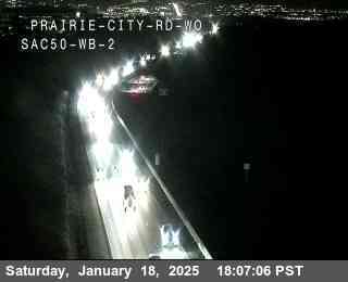 Traffic Camera Image from US-50 at Hwy 50 at Prairie City Rd WO WB 2