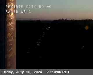 Traffic Camera Image from US-50 at Hwy 50 at Prairie City Rd WO WB 3