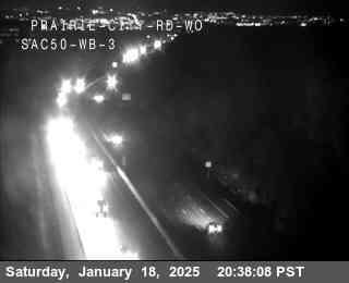 Traffic Camera Image from US-50 at Hwy 50 at Prairie City Rd WO WB 3