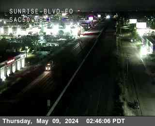Traffic Camera Image from US-50 at Hwy 50 at Sunrise Blvd EO WB 1