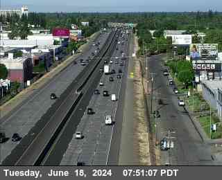 Traffic Camera Image from US-50 at Hwy 50 at Sunrise Blvd EO WB 1