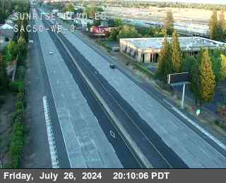 Traffic Camera Image from US-50 at Hwy 50 at Sunrise Blvd EO WB 3