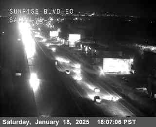 Traffic Camera Image from US-50 at Hwy 50 at Sunrise Blvd EO WB 3