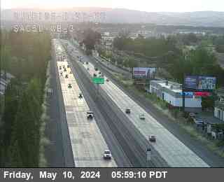 Timelapse image near Hwy 50 at Sunrise Blvd EO WB 3, Rancho Cordova 0 minutes ago
