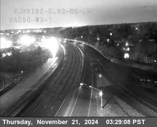 Traffic Camera Image from US-50 at Hwy 50 at Sunrise Blvd OC JWO WB 1