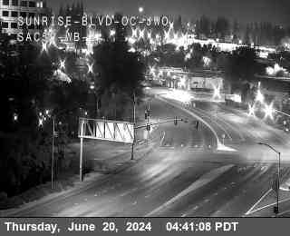 Traffic Camera Image from US-50 at Hwy 50 at Sunrise Blvd OC JWO WB 2