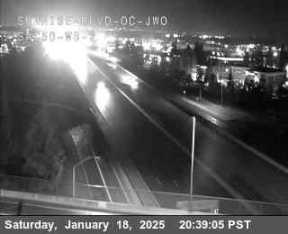 Traffic Camera Image from US-50 at Hwy 50 at Sunrise Blvd OC JWO WB 2