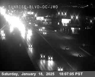 Traffic Camera Image from US-50 at Hwy 50 at Sunrise Blvd OC JWO WB 3