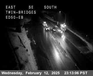 Traffic Camera Image from US-50 at Hwy 50 at Twin Bridges