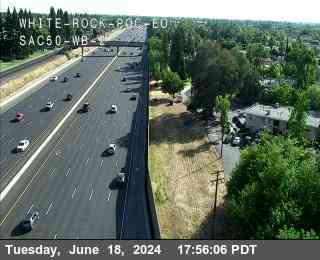 Traffic Camera Image from US-50 at Hwy 50 at White Rock POC EO 2