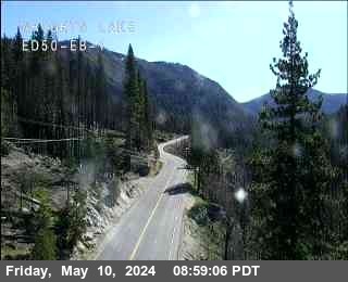 Timelapse image near Hwy 50 at Wrights Lake 1, Twin Bridges 0 minutes ago