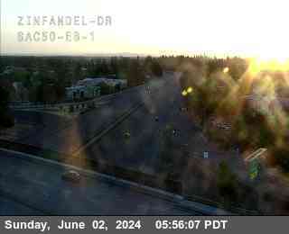 Traffic Camera Image from US-50 at Hwy 50 at Zinfandel Dr EB 1