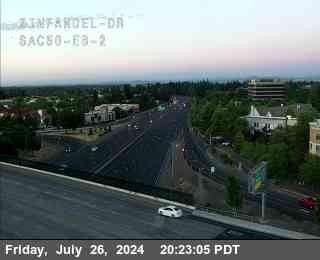 Traffic Camera Image from US-50 at Hwy 50 at Zinfandel Dr EB 2