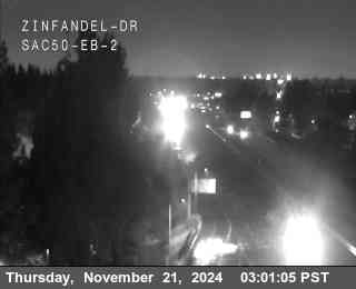 Traffic Camera Image from US-50 at Hwy 50 at Zinfandel Dr EB 2