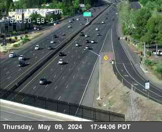 Timelapse image near Hwy 50 at Zinfandel Dr EB 2, Rancho Cordova 0 minutes ago