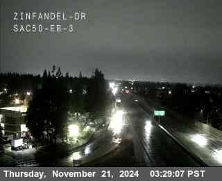 Traffic Camera Image from US-50 at Hwy 50 at Zinfandel Dr EB 3