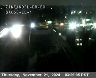 Traffic Camera Image from US-50 at Hwy 50 at Zinfandel Dr EO EB 1