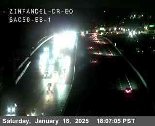 Traffic Camera Image from US-50 at Hwy 50 at Zinfandel Dr EO EB 1